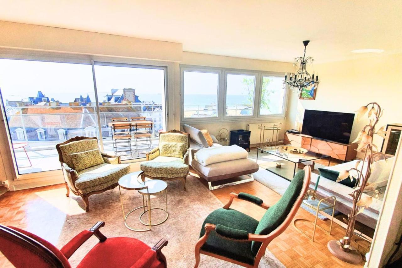 Bright Apt With Balcony Panoramic View Saint-Malo Exterior foto